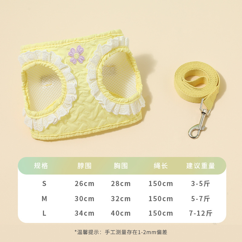 Cuerda de tracción para gatos para evitar que se libere. Correa para el pecho con chaleco para gatos para perros pequeños.