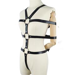 Supply exposed lingerie accessories leather versatile SM binding dress sexy cross love rope wholesale