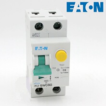 EATON/伊顿漏电开关PFL9-6/1N/C/003 294828 GB16917 IEC/EN61009