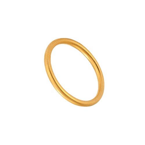 Advanced photosensitive surface plain titanium steel ring for women, cold style, simple, fashionable, light luxury, 18k gold tail ring, index finger ring