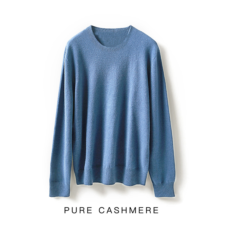 シームレス一線成衣100純ウールセーターシンプル丸首男性セーター大サイズビジネスニットシャツ