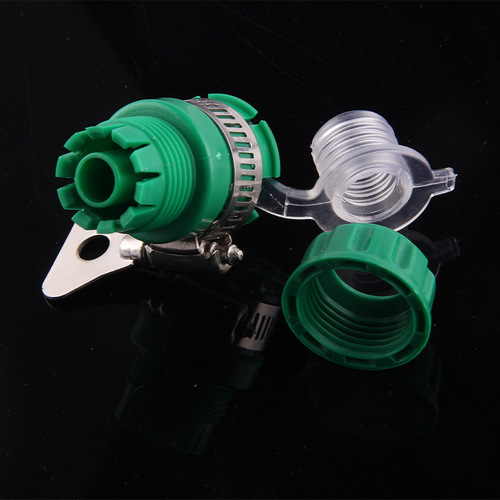 Manufacturer's Direct Sales New Plastic Multi-functional 4/6 Split Water Faucet Adapter, Car Wash Water Gun, Garden Soft Hose Connector