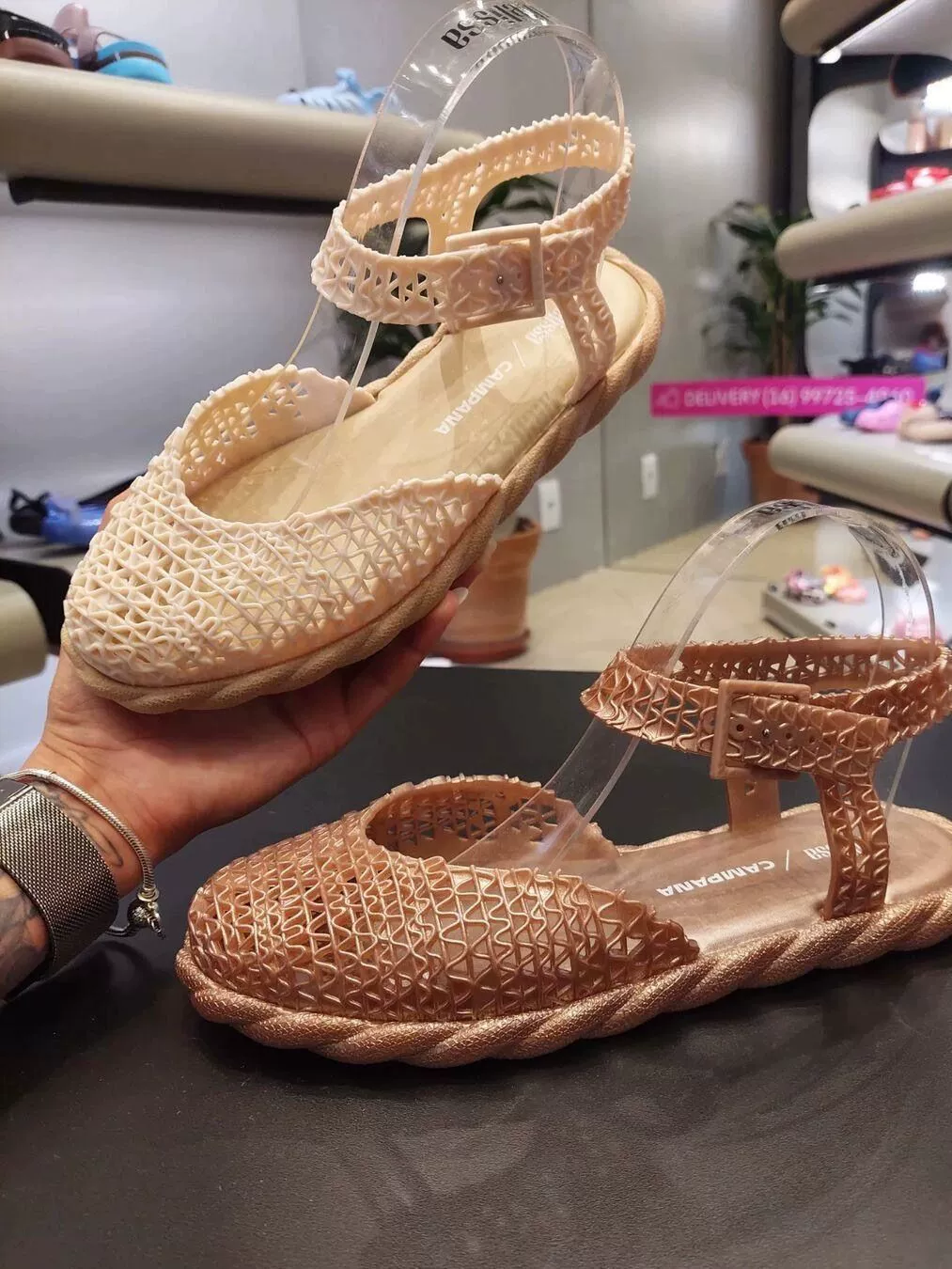 2025 новые женские туфли Melissa, полые и дышащие, сандалии на плоской подошве, бразильские гелевые туфли, лето