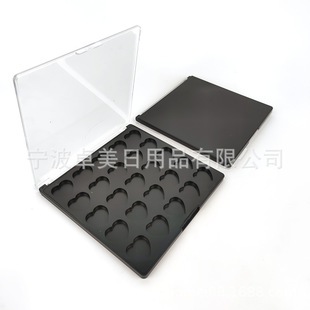 [Customized] 25-Grids Heart-Shaped Large Eye Shadow Palette Makeup Palette Packaging Material Rectangular Multi-Color Eye Shadow Palette High-Gloss Contouring Box