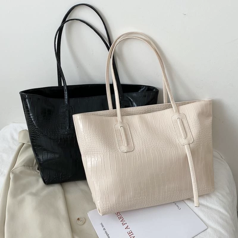 One-shoulder bag, capacious trendy style, internet-celebrity look, multiple colors