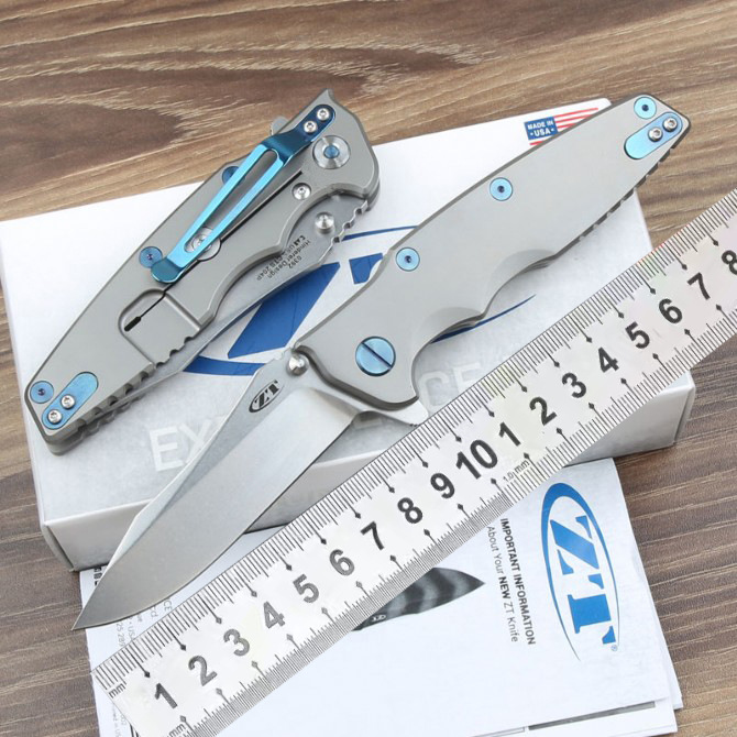 跨境零误差 ZT 0392户外折叠刀防身野营刀具便携折刀水果刀小刀