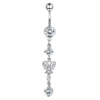 Middle butterfly-Silver