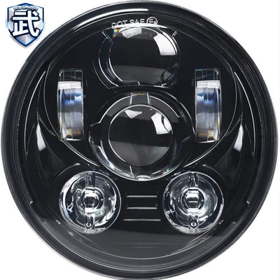 Zongshen Week8 Cyklon Ra2 motosiklet üçün 5.75 düym dairəvi retro LED fənər.