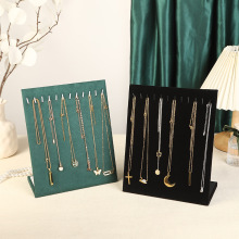 绒布L型项链板手链收纳架挂件饰品架珠宝店柜台摆摊饰品陈列架