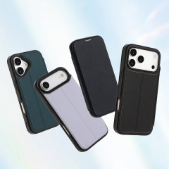适用苹果17手机壳iPhone17Pro简约商务翻盖皮套轻磁PU保护套批发