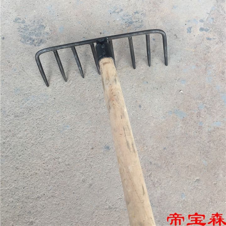 Agriculture tool Tooth harrow Rake Tooth harrow gardens Green plant gardening Rakes Tooth harrow