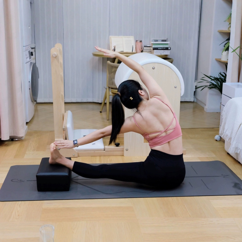 Pilates Accessories Yoga Core Bed Auxiliary Box Moon Box Cushion Stretch Wall Small Box Pilates Box