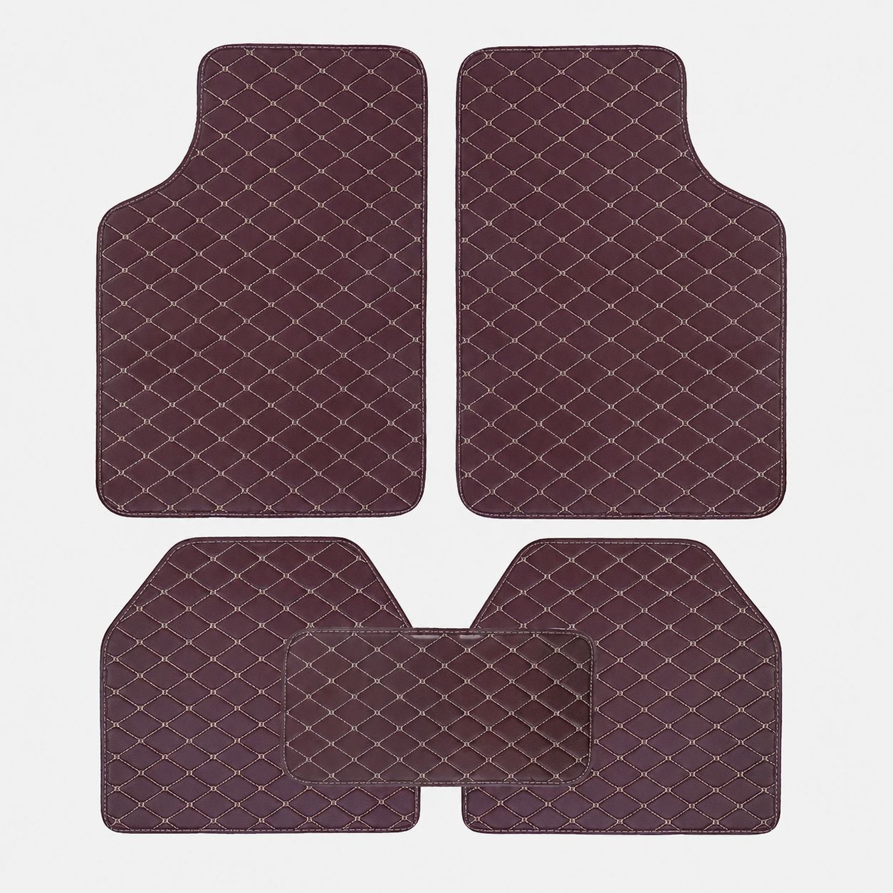 Wholesale and dropshipping of foreign trade car carpets, Amazon cross-border quilted foot mats, right-hand drive PVC universal car floor mats