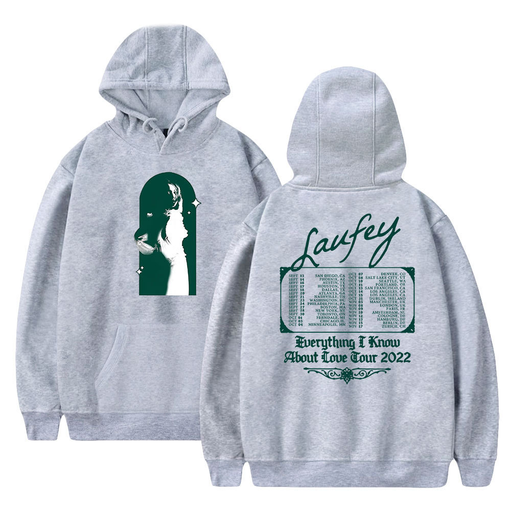 Laufey Hoodie Long Sleeve Sweatshirt Setwear Men