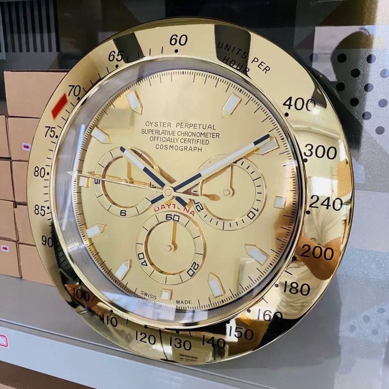 源头工厂直销 R L X 水鬼 GMT SEA 迪通拿系列14寸金属外壳表挂钟|undefined