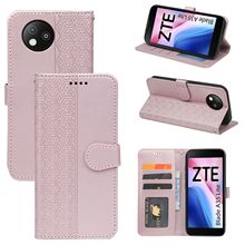 适用中兴 Nubia S 5G A403ZT小圆扣R20方格印花相框翻盖手机皮套