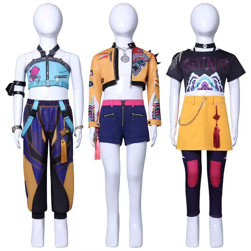 跨境新品韩流女团K-POP猎魔女团cos服鲁米米拉佐依cosplay服装|undefined