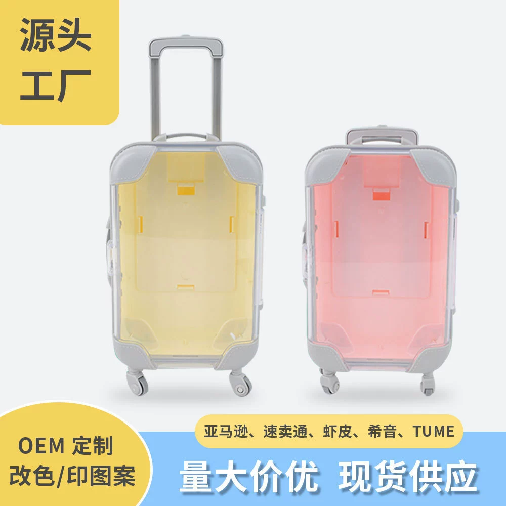 Моделирование мини-две пары, четыре пары, поддельные ресницы, чемодан на колесиках, чемодан для макияжа, ящик для хранения ресниц, чемодан