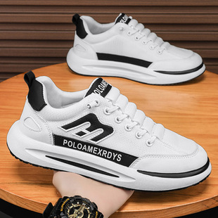 Fujian Jinjiang Para Shoe Store 2025 New Mesh Breathable Casual Shoes Men's Thick Sole Shoes