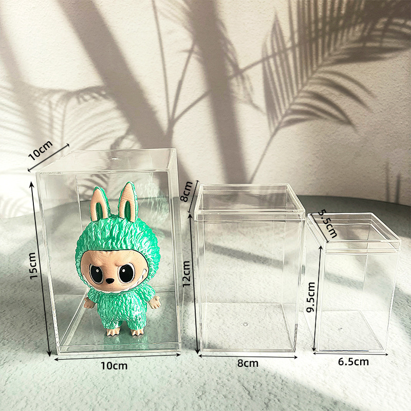 Blind Box Storage Display Box Ornaments Transparent Acrylic Display Box Bubble Mart Model Display Box Wholesale Customization