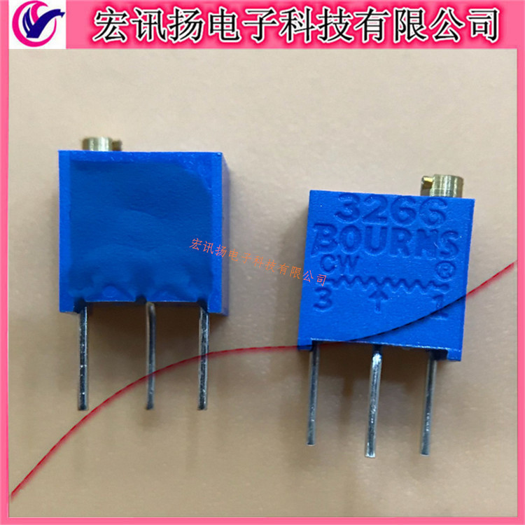 3266W-1-100LF 10R顶调多圈电位器 3266W-10R精密可调电位器