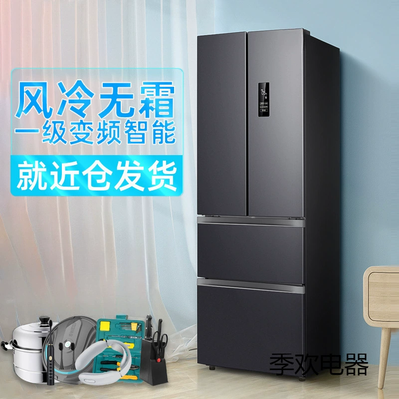 Холодильник (Midea) 325 л инверторный французский, воздушное охлаждение, no‑frost, многодверные варианты