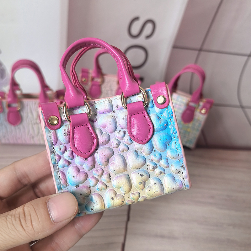 本革馬毛トートバッグ卸売ミニ小銭入れミニバッグかわいい diy 廃袋ペンダントヘッドフォンバッグペンダント|undefined