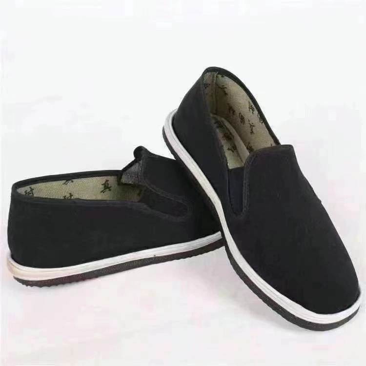 Тканевая обувь для подошв, старая Пекинская Тканевая обувь, износостойкая Мужская одиночная обувь, обувь для вождения, Рабочая обувь для охраны труда, черная Тканевая обувь, мужская обувь Four Seasons