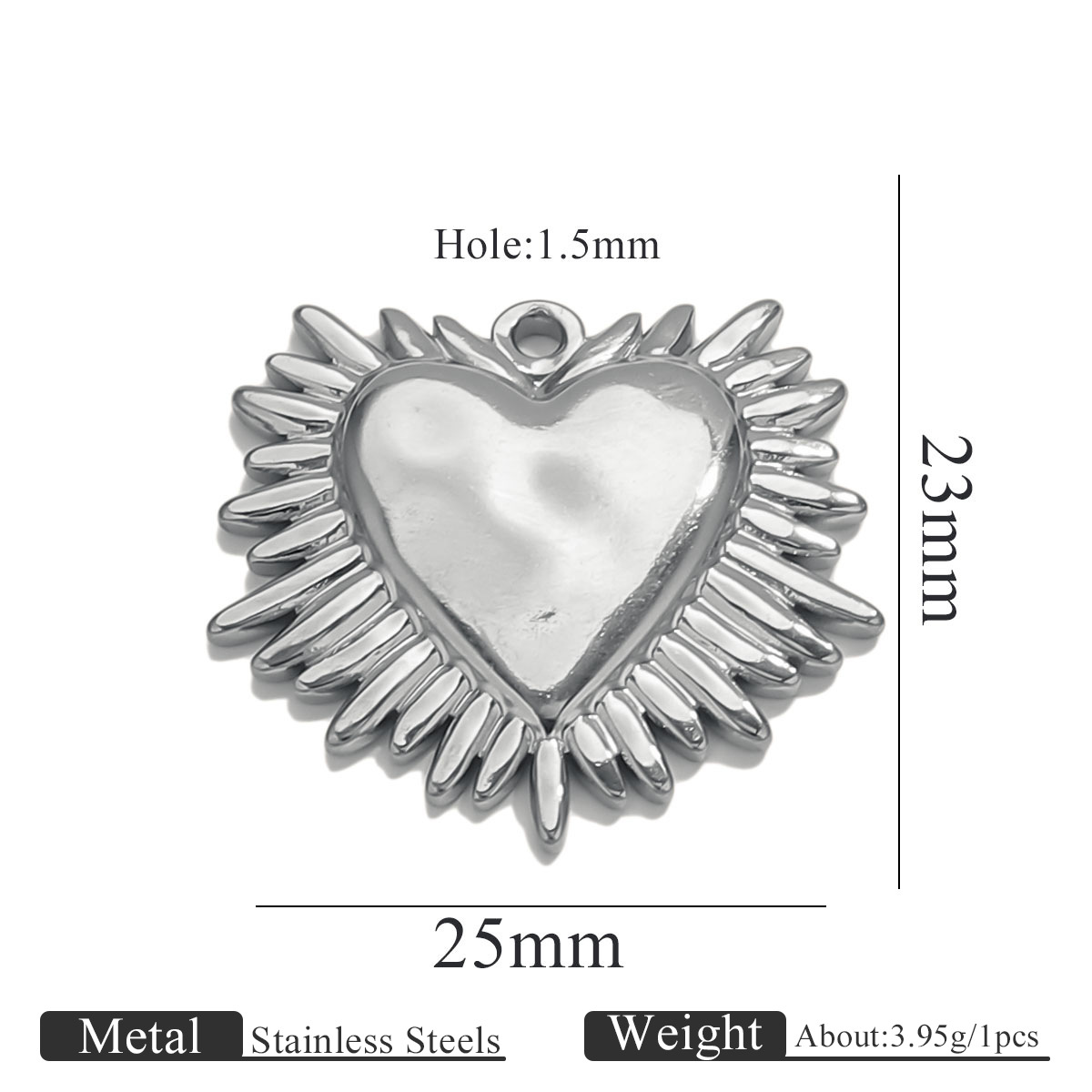 Acero inoxidable de alta moda sol amor oro 18K colgante accesorios collar de brazalete acero titanio accesorios de joyería DIY