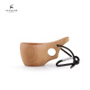 Concentrated coffee Scandinavian wineglass, street wooden tea set, wholesale