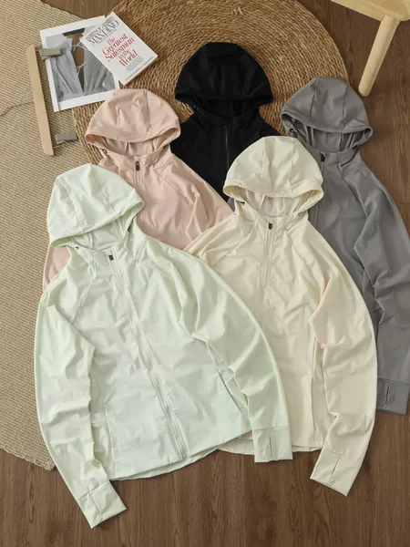Summer Style Xiaodi's Affordable, Cool and Smooth Sun Protection Clothing, Fashionable Women's Hooded Breathable Windproof and Sun Protection Skin Clothing