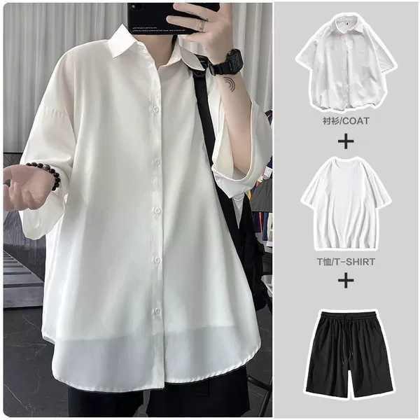 Shirt, high quality trousers