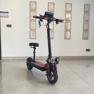 Lx-K2Pro 11 düymlük 48V İkiqat Ötürücülü Qatlana bilən Off-Road Elektrikli Skuter