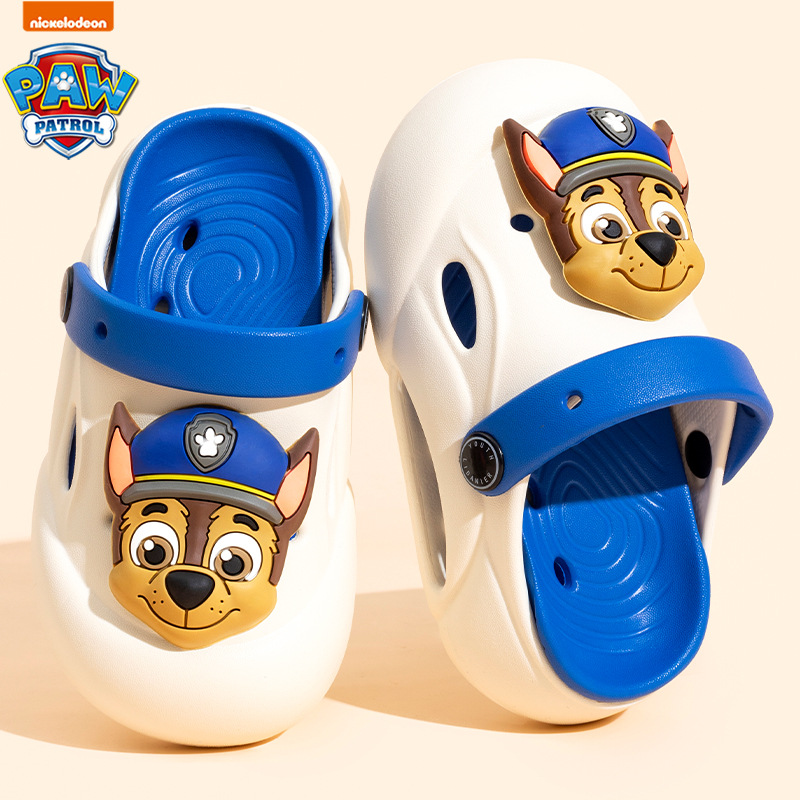 Wang Wang team children's sandals and slippers boys summer baby's hole shoes indoor children's sandals girls non-slip beach shoes