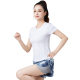 Square Dance Clothing New Spring and Summer Camouflage Suit Ghost Dance Shuffle Dance Sports Fitness Dance Suit Waist Bag Short