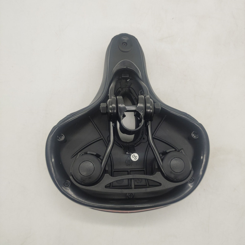 Asiento de bicicleta, cojín para asiento de bicicleta de montaña, asiento hueco grande para la parte trasera, tipo bola que absorbe los golpes, asiento hueco y transpirable.