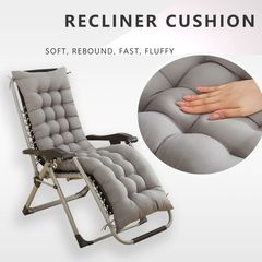 厚みのあるラウンジチェアクッション籐椅子ロッキングチェアクッション秋と冬の拡張と厚みのあるユニバーサルコットンクッションオフィスチェア竹椅子クッション