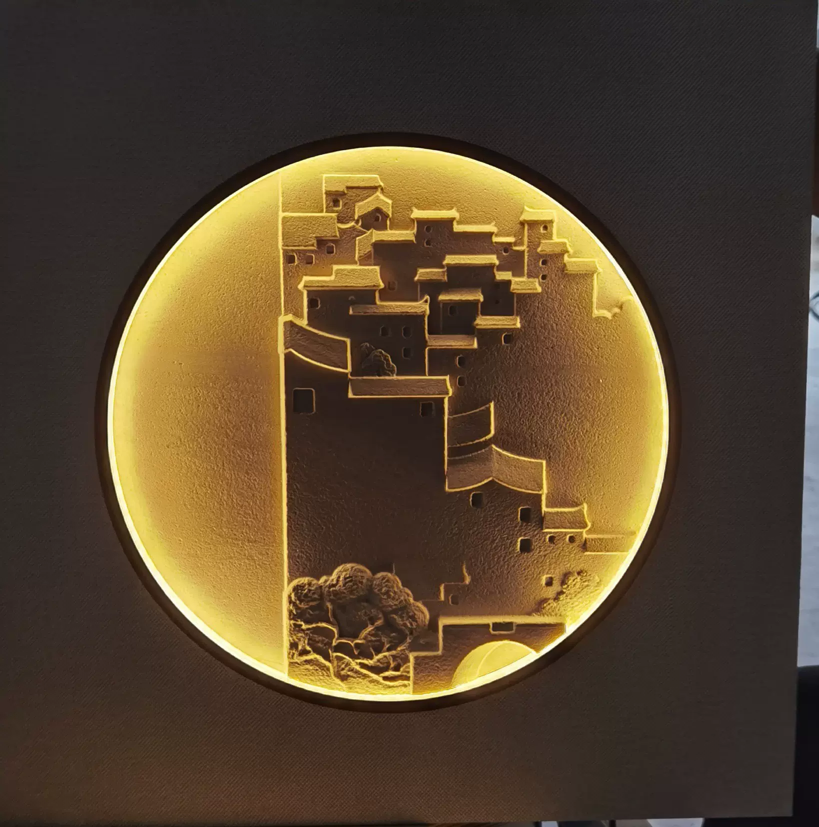 鼎质发泡陶瓷浮雕壁画定制工厂直供石雕石膏内外墙挂画电视墙