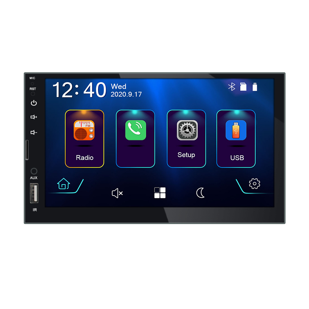 Nuevo coche caliente transfronterizo HD DE LA VENTA 7 pulgadas MP5 con la máquina universal de la Radio de Bluetooth del jugador carplay