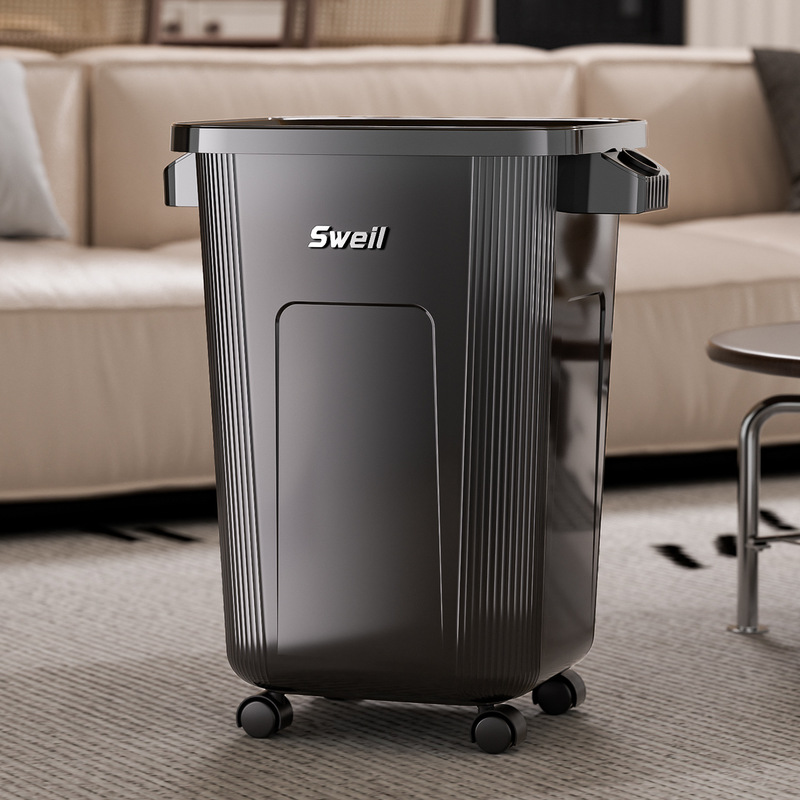 Source Manufacturer's Kitchen Special Trash Can, Large Capacity, Lidless, Wheeled, Removable Kitchen Waste Cleaning and Hygiene Bucket