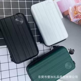 新款厂家定制批发行李箱星巴斜挎PP化妆包韩版巴克便携收纳logo包
