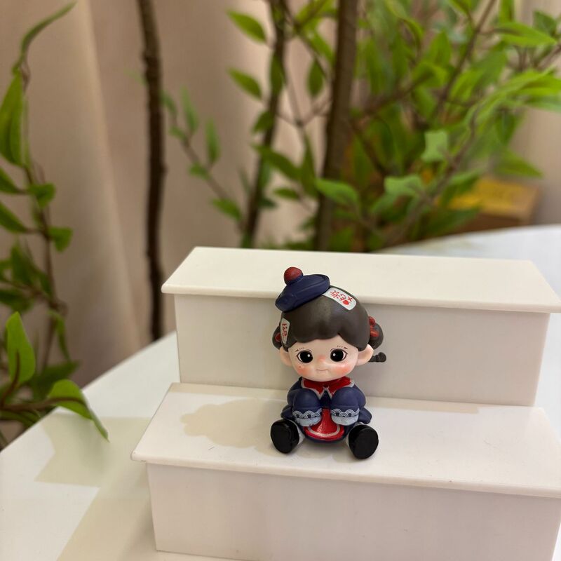 小鬼妹萌粒フィギュア トレンド玩具 ブラインドボックスおもちゃ 携帯ストラップ改造人形 小さなペンダント飾り|undefined