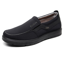 秋季新款布瑞京老北京布鞋男单鞋软底休闲时尚轻便中老年防水单鞋