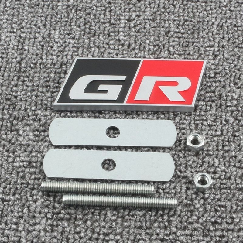 トヨタ改造ステッカー GR GRSPORT GR MN メタルステッカー リアステッカー テールステッカーに適しています。|undefined