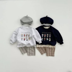 Korean Infants and Toddlers' Autumn Top for Boys and Girls, Ins Children's Fall Sweatshirt, Wholesale Supply