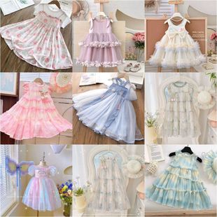 2025 New Summer Girl Princess Dress Sweet New Dress