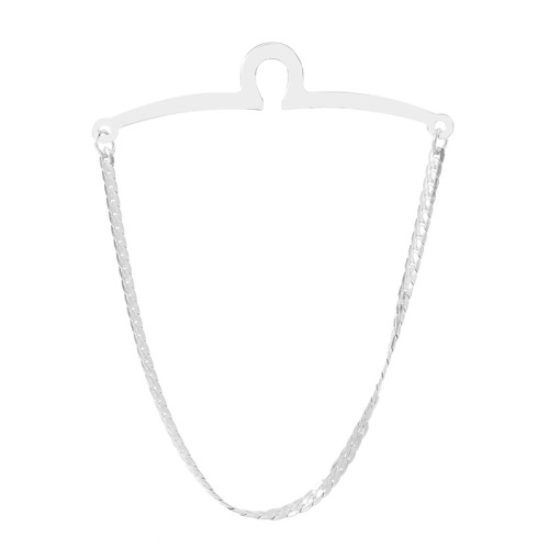 Minimalist fashionable tie accessory Gold chain tie clip Creative tie accessory