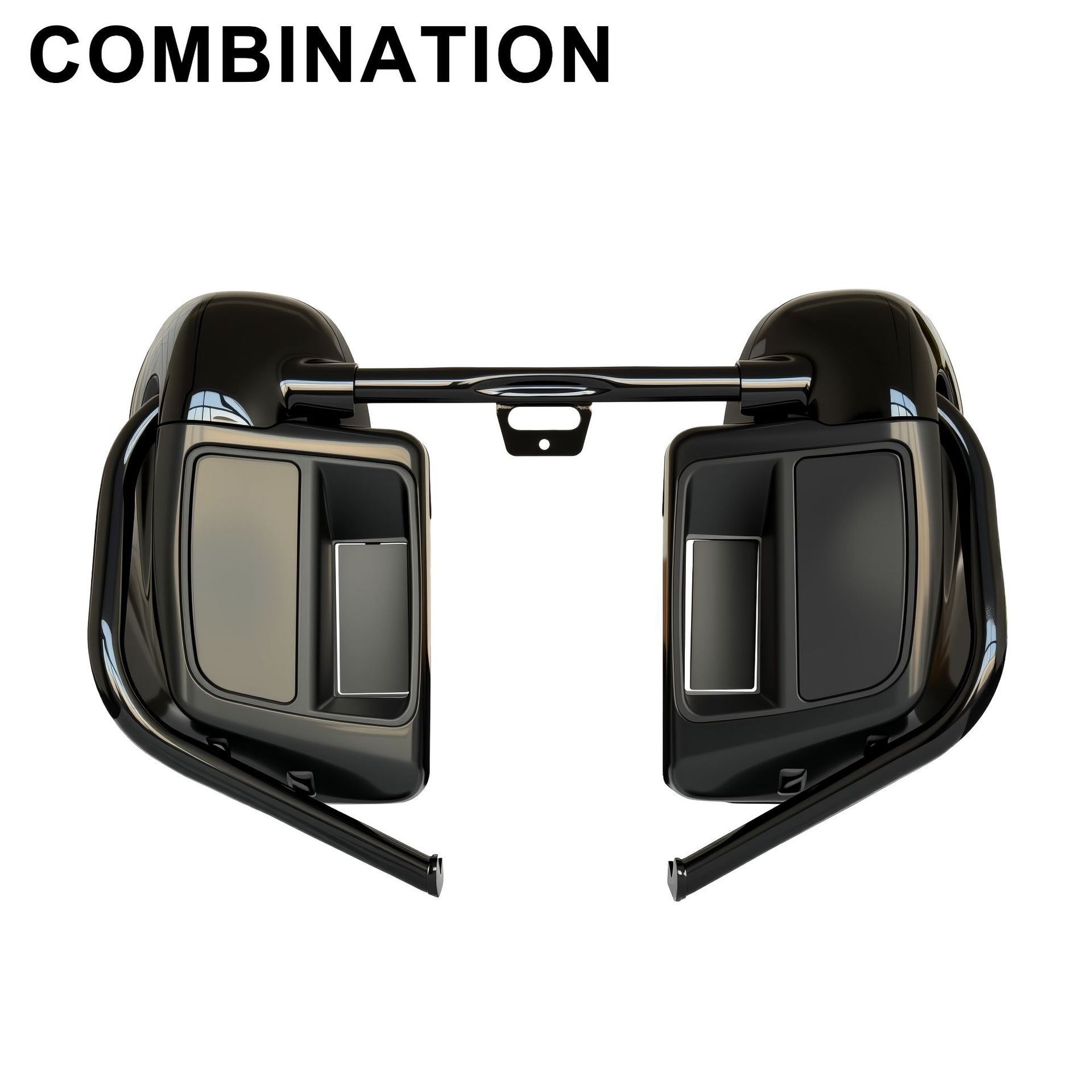 Motorcycle Guard Bars Are Suitable for Harley 18-26 Softtail Black Frame Bars, and Can Be Equipped with Travel Leg Guards