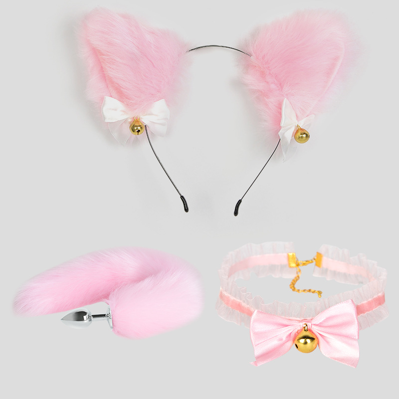 Sm趣味道具セット福瑞制御束縛調教道具尻尾肛門プラグ首輪手錠乳クリップ成人用品