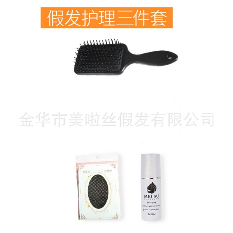 Cuidado profesional de la peluca Cuidado del traje clip de la peluca de cinco piezas soporte de peine de acero Red de pelo cuidado de la peluca especial